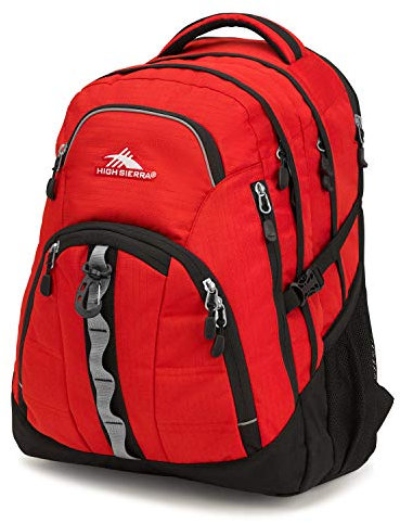 High Sierra Access 2.0 Laptop Backpack, Crimson/Black, One Size, Access 2.0 Laptop Backpack