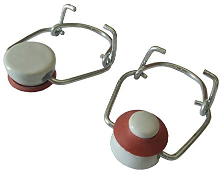 Replacement Swing Top Caps Ceramic Stoppers for Home Brew Beer Bottles (2pcs)