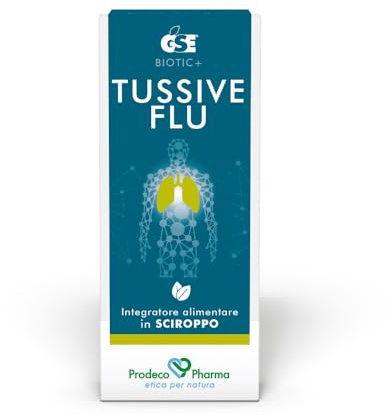 Prodeco Pharma GSE TUSSIVE FLU - Sciroppo a Base di Estratti Vegetali che Favorisce l'Equilibrio Fisiologico in Caso di Fastidi Legati alla Tosse Grassa