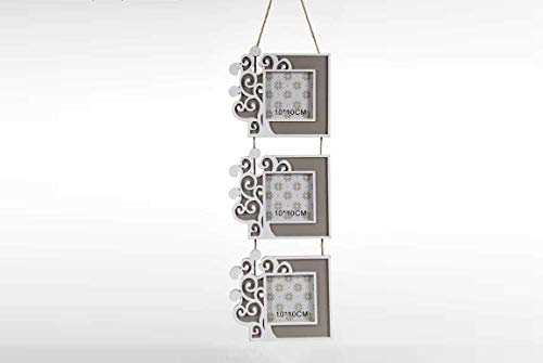 GICOS IMPORT EXPORT SRL Porta Foto Cornice Multiplo 3 posti Decoro Albero della Vita in Legno casa Home 10 * 10 cm MOG-800146