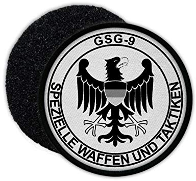 Copytec Bundespolizei GSG weiß Weste Uniform Polizei Sondereinheit Patch #32461