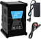 Miady V Mount Battery, 220Wh 14.8V USB Output Mini V Lock Compatible with Sony Camcorder, BMCC, Video Camera Broadcast Replacement Brick with D-Tap Charger and Cable