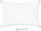 swift Voile d'ombrage Rectangulaire 3x4 Mètre Imperméable Voile Ombrage résistant à l'eau Anti UV 4x3 m pour Jardin Terrasse Patio, Blanc
