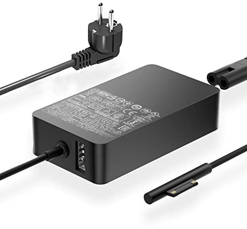 CYD 15V 102W Netbook Cargador-Adaptador compatibles para Microsoft Surface Go 3 Surface Pro 8 Surface Laptop Studio, Laptop 7+ Surface Book 3 13.5 Book 2 Laptop 3 2, Pro X 7 6