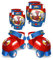 ROLLER SKATES sizes 23/27 + ELLBOGEN und KNIESCHÜTZER SPIDEY, BLUE & RED