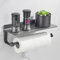 Hoomtaook Küchenrollenhalter Rollenhalter Wandrollenhalter für Küchenkrepp Ohne Bohren, Aluminium, Matte Finish, Papierrollenhalter Küchenrollenhalter Grau