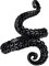 FaithHeart schwarzring für Herren Damen Vintage Ring in Ringgröße 57 Krake Fingerring Punk Octopus Ring mit Geschenkebox für Paar Pärchen