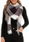 Durio Halstuch Tuch Dreieckstuch Damen Herbstschal Dünn Schal Weich Deckenschal Tuch Elegant Mit Fransen B23-Beige Einheitsgröße