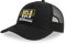 Maikomanija Oslo Norway Capital City Baumwolle Trucker Cap Curved Visor Netback Hat Atmungsaktives Mesh Sport Top, Schwarz , One size