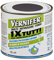 VERNIFER 1XTOUS Graphite Antiquité, Vernis acrylique pour la protection et la finition de surfaces, antirouille, vernis brillant et mat, sans odeur, 500 ml