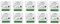 proAMEDEN Smart Switch Wifi HomeKit 16A [10/un] Mini Smart Switch Wifi, Modulo interruttore, App CozyLife funziona con Controllo vocale Siri, compatibile con Alexa, Google Home.