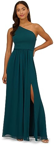 Adrianna Papell - Damen - Langes Abendkleid - One Shoulder Chiffon Gown - Glamourös, klassisch, festlich