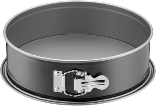Original Kaiser 2300662282 runde Backform antihaftbeschichtet, Kuchenform auslaufsicher, schwarz, Stahl