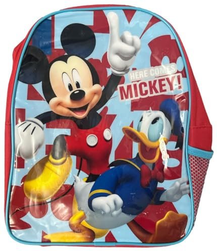 Top Linen (NW) Ltd Children Cartoon Official Character Backpack For School Kids Standard Mickey Mouse Here Comes Mickey! Backpack