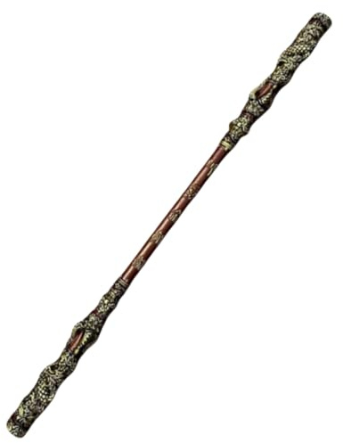 damdos Halloween Prop Cosplay Weapon for Wukong Jingu Bang,Wukong Stick Cudgels Wukong Black Ruyi Jin Gu Bang, 40inch Length, Gold