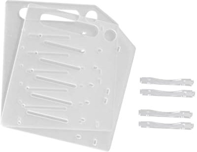 Hoement DIY Festplatten-Rack Transparentes Mehrschicht-festplattenregal Mit Hohlraum-Design Für Wärmeableitung Robuste Montagehalterung Für Externe Computerfestplatten