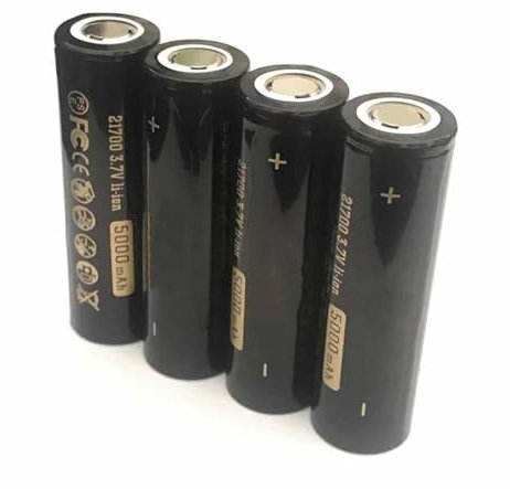 DUBEI Batteria di Backup Ad Alte Prestazioni da 3,7 V 5000MAH, Batteria Ricaricabile agli Ioni di Litio, per Torsione di Veicoli, Alimentazione Mobile, Prodotti Elettronici, 4 Pezzi