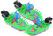ERINGOGO 3 Stück Uhrwerk-Bootsspielzeug interaktives kinderplanschbecken Toy Kindergeburtstagsgeschenk badewannenspielzeug Windsegelboot Spielzeugboot Schwimmbad Plastik