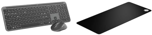 Logitech MK950 Signature Slim, & SteelSeries QcK XXL