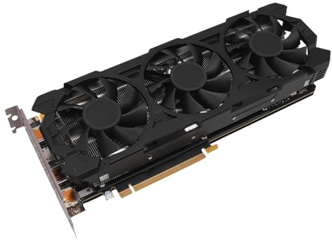 VBESTLIFE GeForce 1080Ti 11GB Graphics Card, GDDR5X 352 Bit GPU, 3 Cooling Fan PCIE 3.0 X16 Desktop Computer Gaming Video Card with 1 HDMI, 3 DP Ports