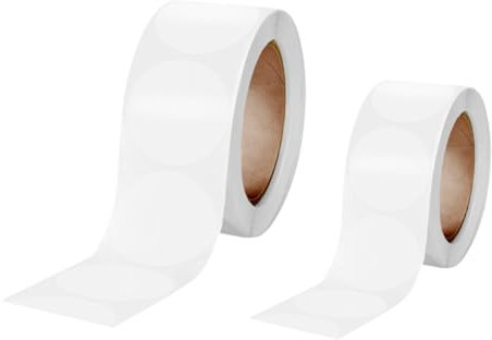ROMISBABA 2rouleaux Autocollants Ronds Adhésifs Pour Étiquettes De Scellage Autocollants