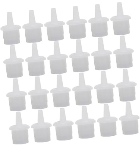 MOTHNUR 100pcs Eyelash Glue Bottle Plugs Replacement Caps for Lash Glue Bottles Seal and Control Liquid Flow Easy to Install Suitable for Lash Extension
