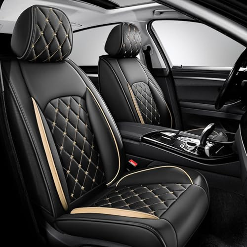 YSNFDN Auto Sitzbezüge für VW Polo 6 Polo 6 GTI Polo 5 Polo 5 GTI Polo 4 Polo 4 GTI, wasserdichte Atmungsaktive Sitzschoner Schutz vor Schmutz, Kratzern und Abnutzung Einfache Installation und Pflege