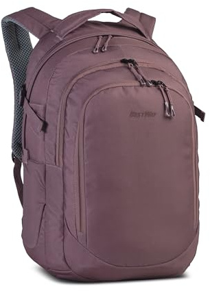 Bestway Rucksack Evolution Solid mit Laptopfach 40352 4800 Malve | für 15,6 Zoll Laptop, 2 Hauptfächer & Organizer - ideal für Schule, Uni, Büro Alltag