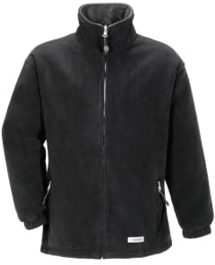 'Planam 346064 Size 3X-Large ''Stream'' Fleece Jacket - Black/Anthracite'