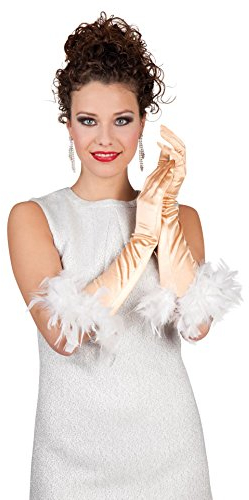 Boland 03034 - Handschuhe St Tropez, Einheitsgröße, gold