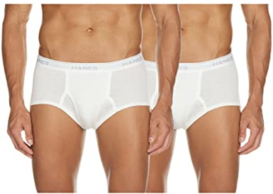 Hanes Herren Ultimativer Etikett mit ComfortFlex-Bund, Mehrere Packungen und Farben Slip, Blickdicht, weiß, XL (7er Pack)