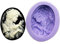 Allforhome 3.9cm Mini dame Silikon Form Zucker Harz-Fertigkeit DIY Moulds DIY Gum Paste Blumen Fondant Mold