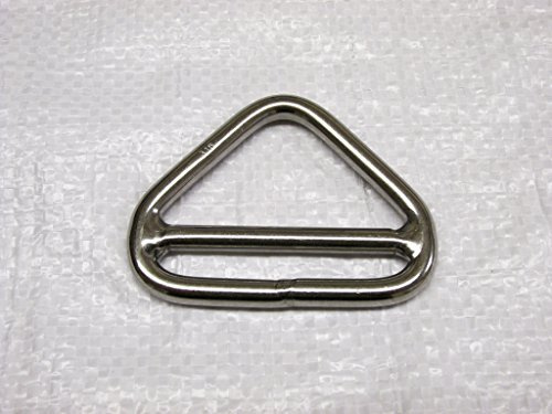 Stainless Steel Triangle Ring Double Bar 8MM x 50MM