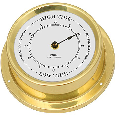 Fischer Gezeitenuhr, Messing, Mehrfarbig, Einheitsgröße