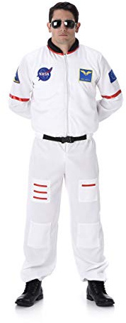 REDSUN - KARNIVAL COSTUMES Astronaut Kostüm Raumfahrer für Herren weiss-bunt - S