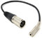 Cavo Cannon XLR Maschio Mini Jack 3,5mm Femmina convertitore Adattatore Audio