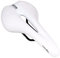 GORIX Fahrradsattel Sitz Bequemes Kissen mit Rail Mountain Road Fahrrad für Männer und Frauen (GX-C19) (All White)