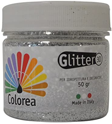 GLITTER IN POLVERE gr.50 - colore argento