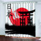 MEKVF Vorhang Blickdicht Cover Der Japanischen Kultur 140x160cm(BxH) Gardinen Verdunkelungsvorhang Blickdicht - Eleganter Vorhang Mit Ösen Für Schlafzimmer