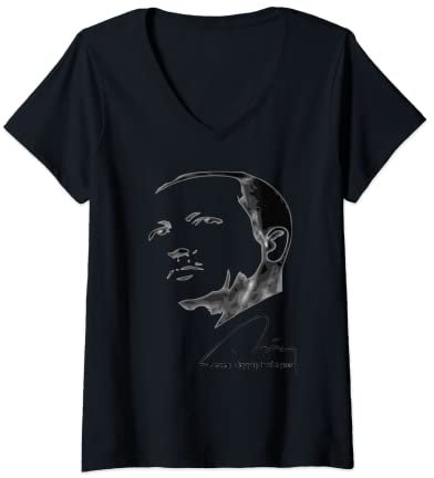 Damen Recep Tayyip Erdogan, mein Präsident, Männer, Frauen, Kinder T-Shirt mit V-Ausschnitt