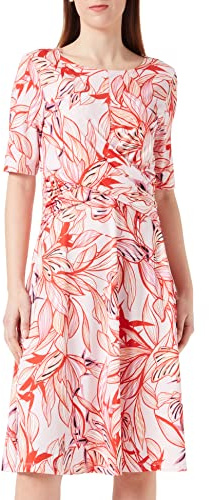 Gerry Weber 180023-35021 Vestito, Stampa Viola/Rosa/Rosso/Arancione, 40 Donna