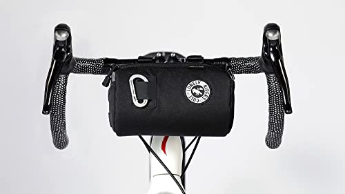 ULAC - Coursier Bike Handlebar Bag | 2,7 L | 20cm x 12cm | Befestigung am Lenker | Für Handy, Flasche, Brille, Vorhängeschloss, Werkzeug, Licht, Schlüssel