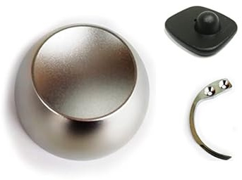 Opaeroo Herramientas Especiales para Etiquetas De Seguridad 15000gs EAS Magnetic Golf Detacher Tag Universal Magnet Golf Security Lock Key with 1 Hook 1 Tag