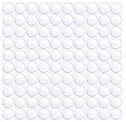1000 Pieces Round Transparent Sticky dots Double Sided Glue Dots for Balloons Poster Stickers for Walls no Marks Reusable Adhesive Putty Tape for Party Decorations DIY Art Home Decoration(10mm)