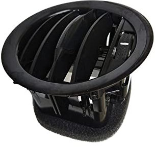 NONROT Rejilla de Boquilla de ventilación de Aire for salpicadero Interior de Coche Negro for Opel Corsa D for Adam 2201099 13417363 posición de instalación Delantera Izquierda (Color : 1 Piece)