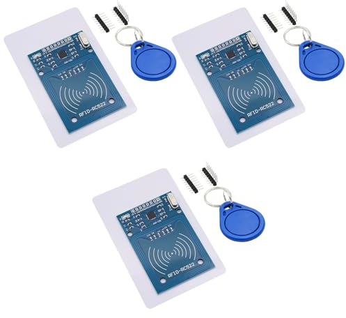 ARCELI 3 x IC-Karte Proximity-Modul mit Reader, Chip und Card 13,56MHz SPI kompatibel mit Arduino und Raspberry Pi