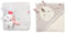 Fehn Kuscheldecke Einhorn - Kuschelige Schmusedecke als Babydecke & Kapuzenhandtuch Baby Lama - Kuscheliges Babyhandtuch mit Kapuze
