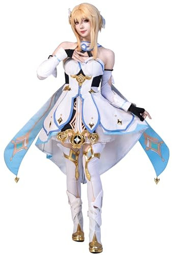 OSIAS Édition Améliorée Costume de Cosplay Genshin Impact Lumine(M)