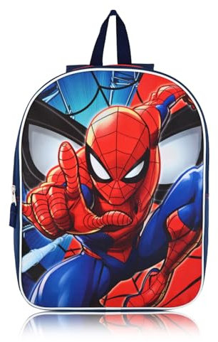 Marvel Avengers Jungen Rucksack für Kinder, Grundschule und Kindergarten, Kinderrucksack, Spiderman