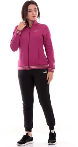 PUMA Tuta da Donna Essential Glitter Viola Taglia XS Codice 684765-45